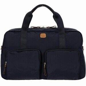 Bric’s X-Bag 18 Cargo Carry-On Milano Italian Duffle Nylon Bag Navy